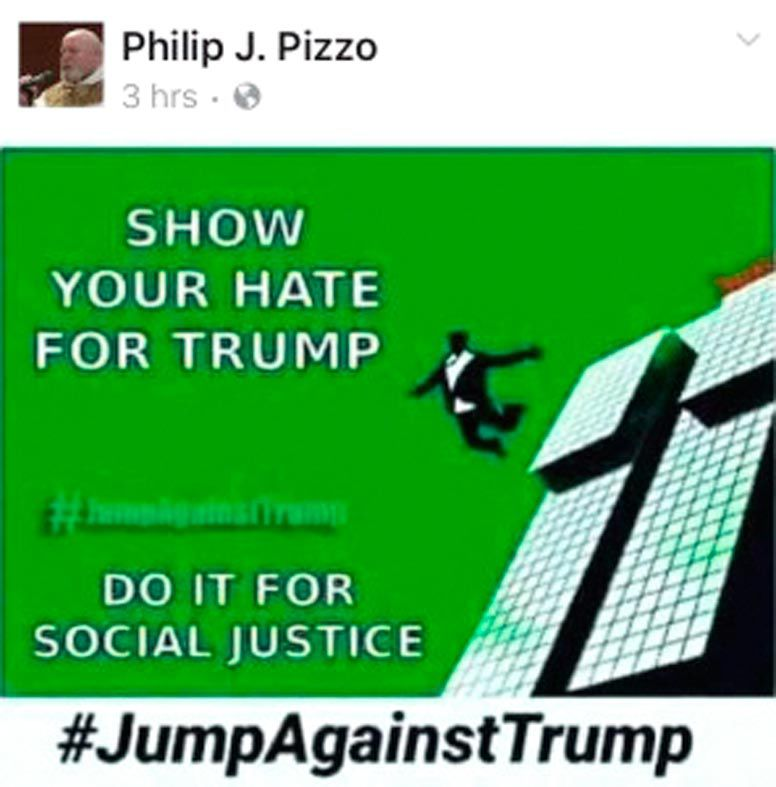 Rooster45945971's tweet photo. @F_A_N_G @SaltyGoat17 #JumpAgainstTrump is sooo much funnier... and hypothetically, more effective 😆😅 https://t.co/g8rkf5f2Pm