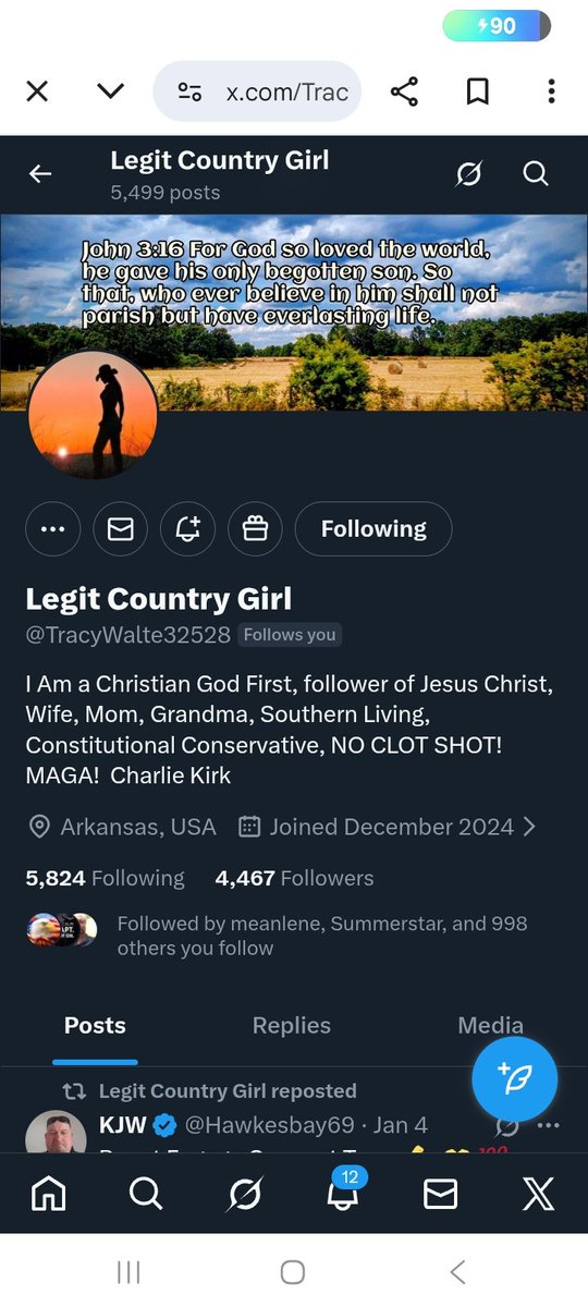 Can we find some new friends, connections for 
<a href="/TracyWalte32528/">Legit Country Girl</a> 
I don't even have to sell this one her bio says it all
F&amp;R
💪🫶💯🇺🇸