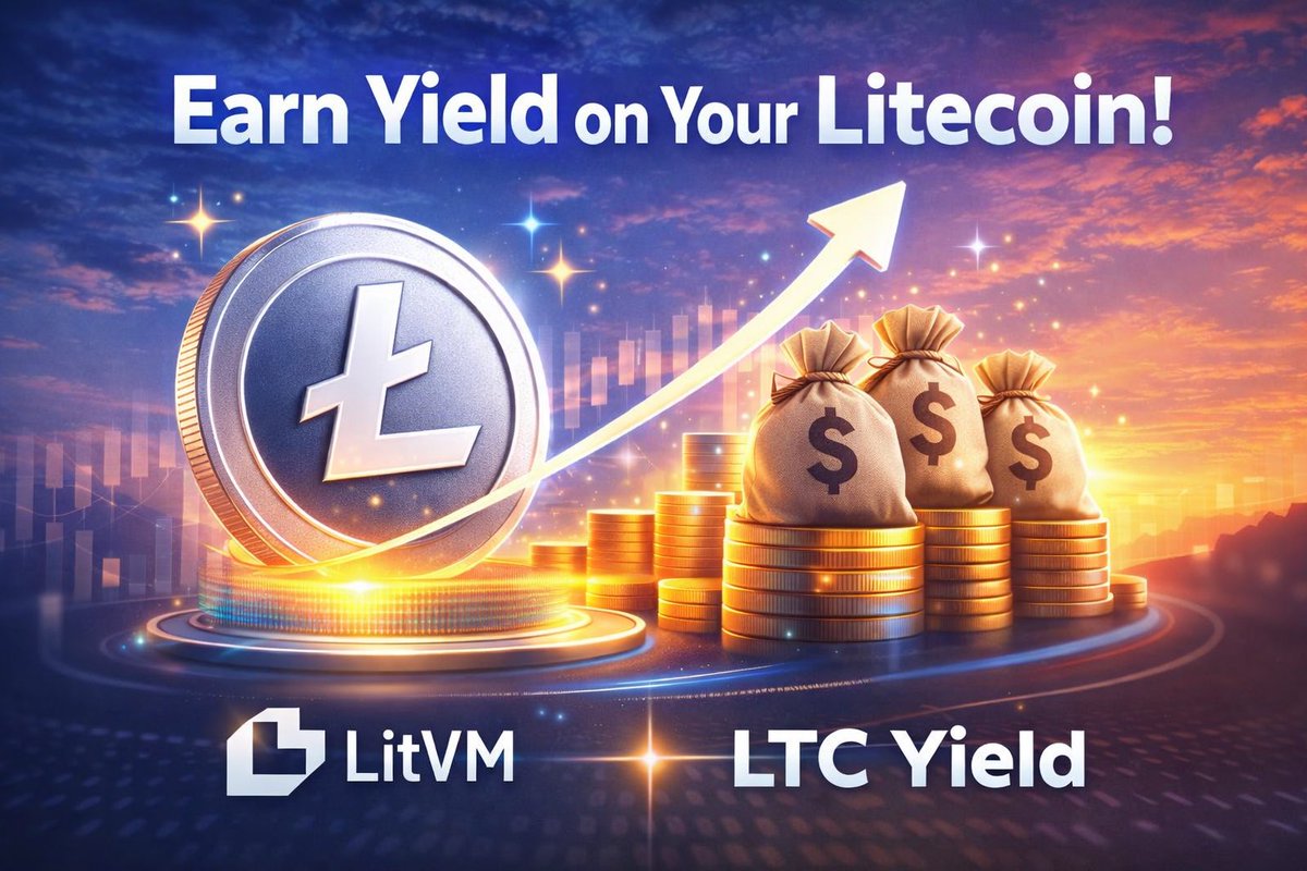 Litecoin holders get something to start getting excited about. $LTC earning  real yield without giving up what makes it strong. With LitVM, Litecoin can  start generating returns through onchain execution instead of