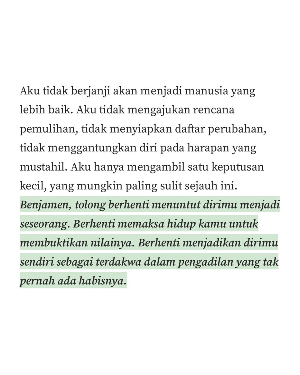 jsrfth's tweet image. Ditulis oleh Benjamen Sahadéva, yang gagal menjadi manusia.

—
a submission for #NaNTibercerita #kepadaRalena