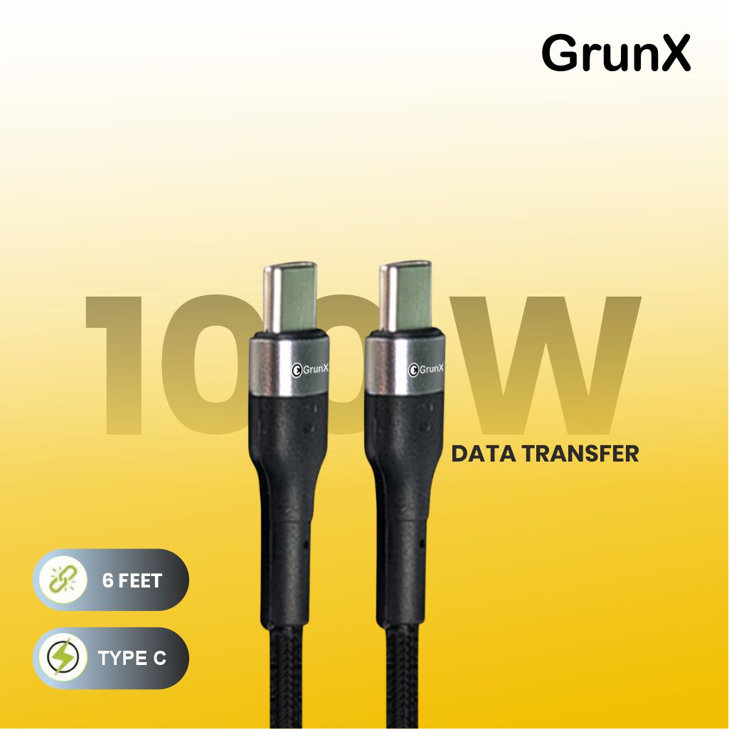 grunxstore's tweet image. Charge at lightning speed with the Flash 6-feet (2m) 100W USB-C to C cable built for ultra-fast charging and seamless data transfer. 

#FlashCable #100WCharging #USBCtoC #FastCharging #DataTransfer #2MeterCable #PowerUpFast #TechEssentials #ChargingCable #DailyTech