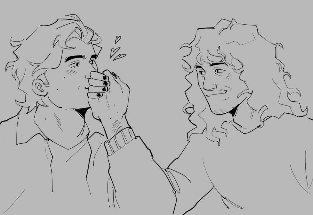 yuckyed's tweet photo. 2022 redraws except you can tell exactly where i gave up #steddie https://t.co/R79ToEKGdK
