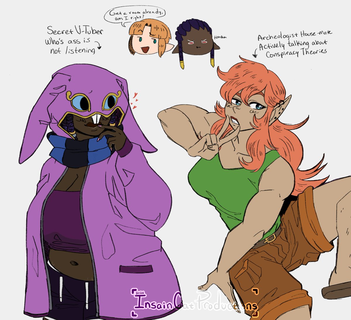 InsainCat's tweet image. Her ass is NOT listening. 

#albw #raviolink #ravio #zelda #princesszelda #princesshilda #albwlink #albwravio #genderbend #GenderSwap #au