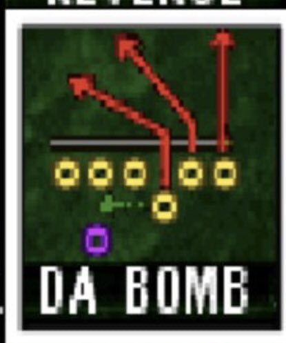 Has anyone else noticed the Ravens just keep running Da Bomb over and over again…