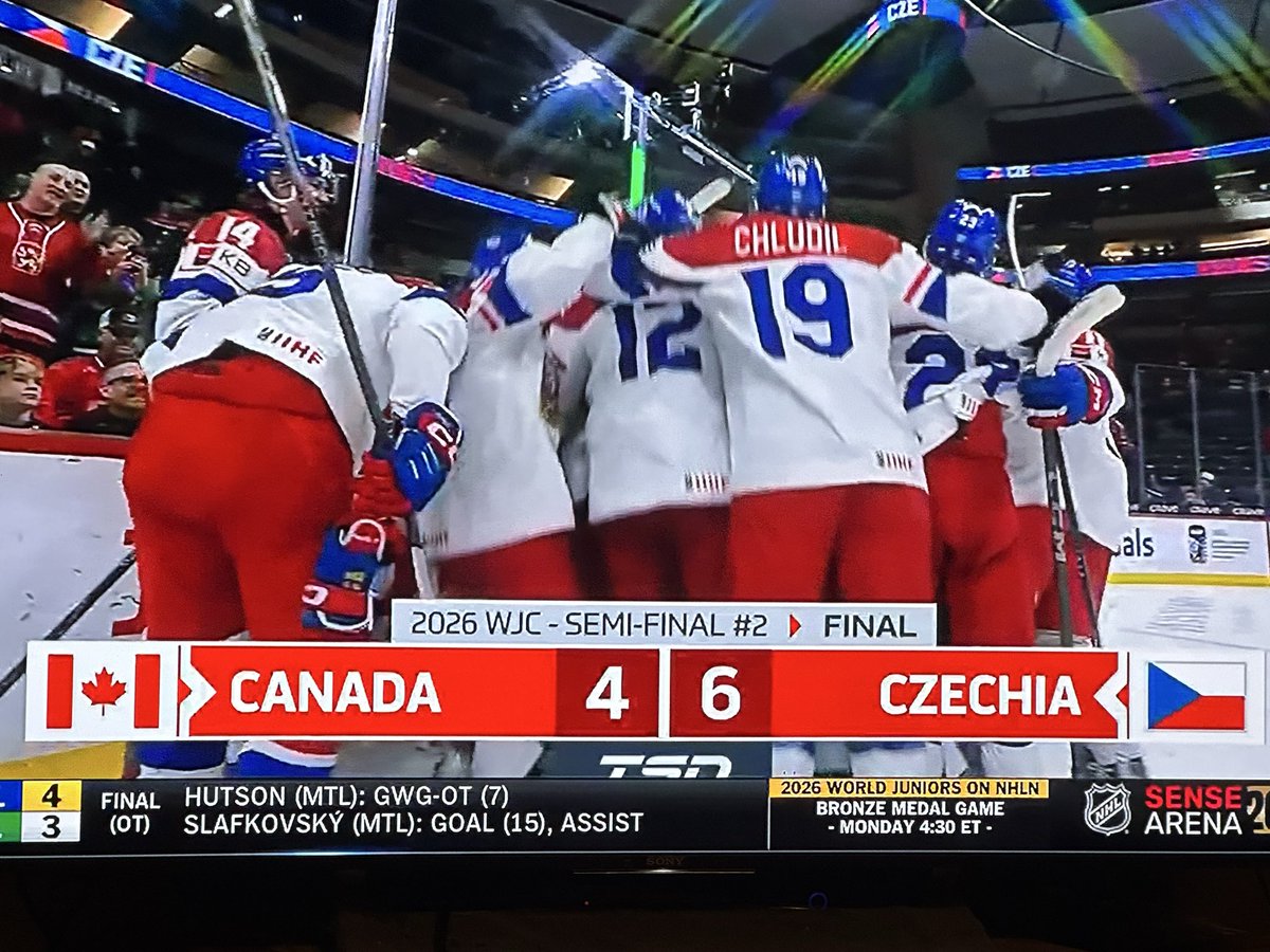 ImBigSlapper's tweet image. CZECHMATE!!!! #WorldJuniors #IIHF