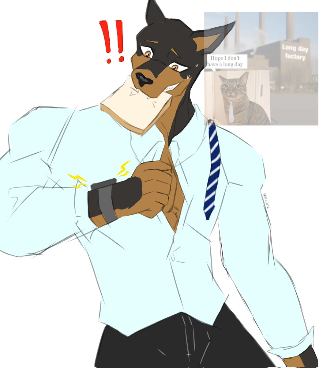 ERR_012's tweet photo. late for his work at the long day factory https://t.co/fN50sDvpqw