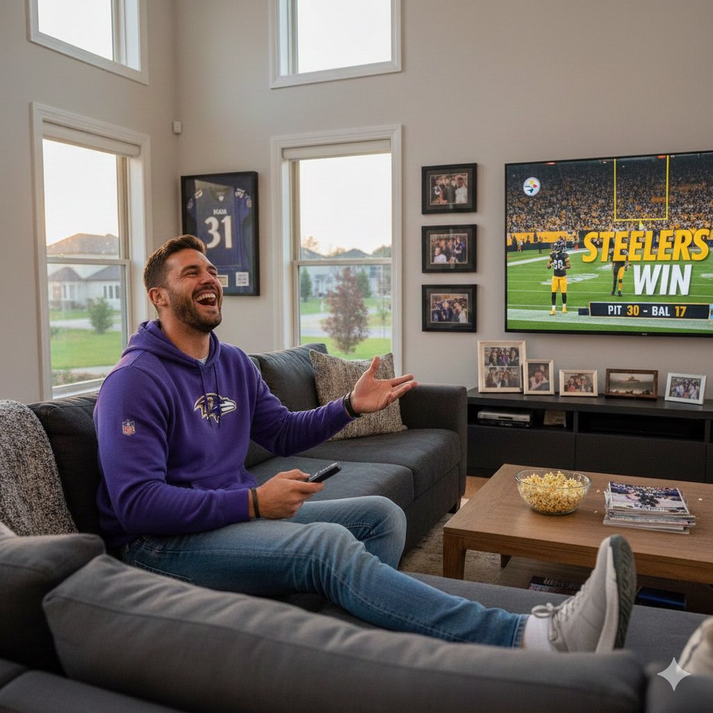 tyvan23's tweet photo. Justin Tucker right now https://t.co/jp4Xx85txX