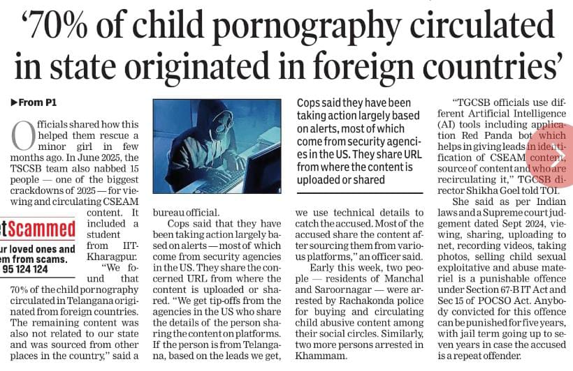 Telangana Police tweet media