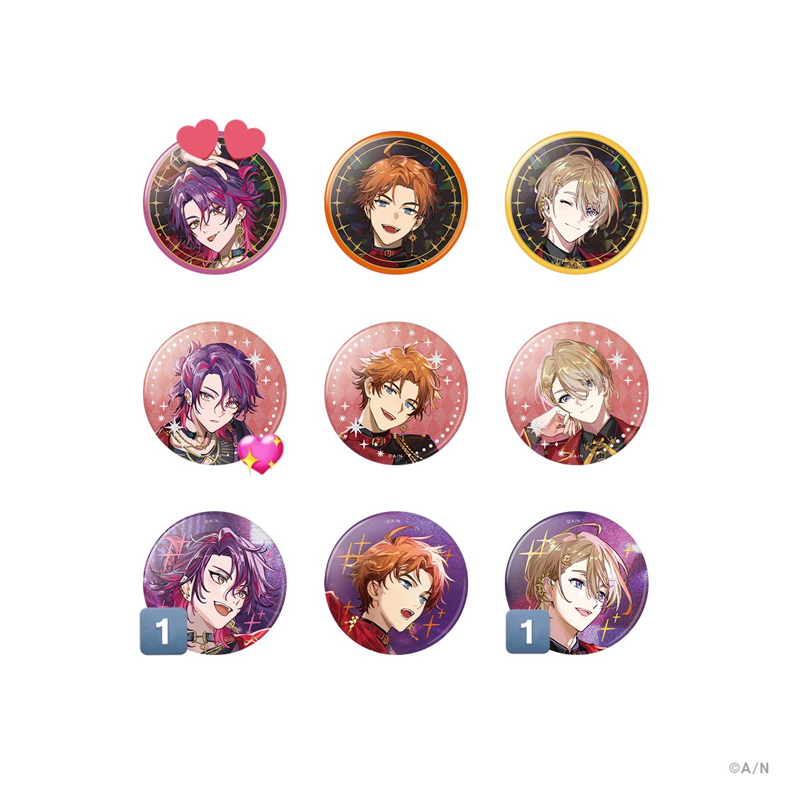 交換 にじさんじ IMPACT チェキ ランダム フォト風カード キラキラ缶