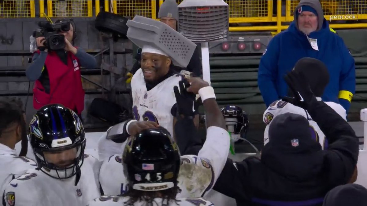 cheeseheadtv's tweet image. Rodgers is still a Packer. 

Never wear that trash in our house again @Ravens