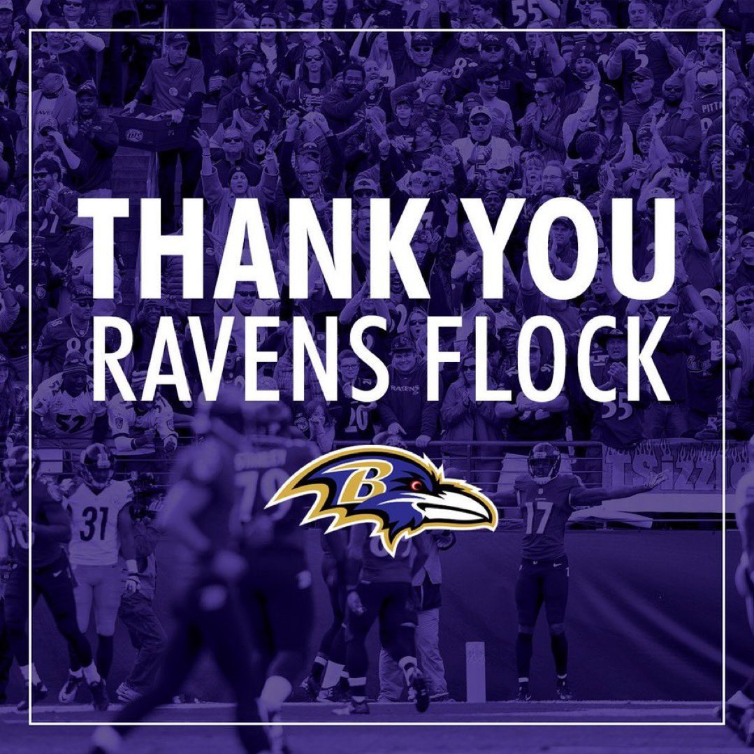 See y’all next year! #RavensFlock
