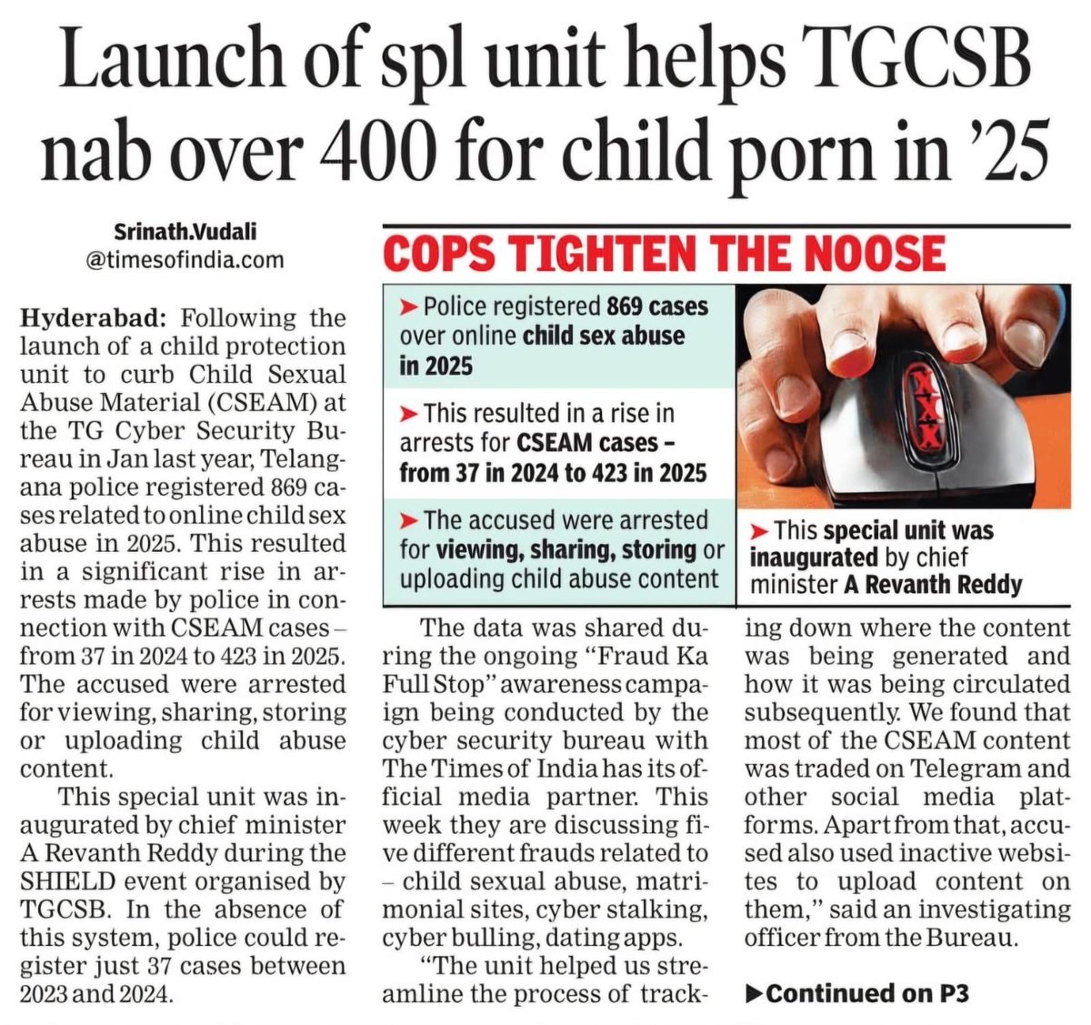 DGP TELANGANA POLICE tweet media