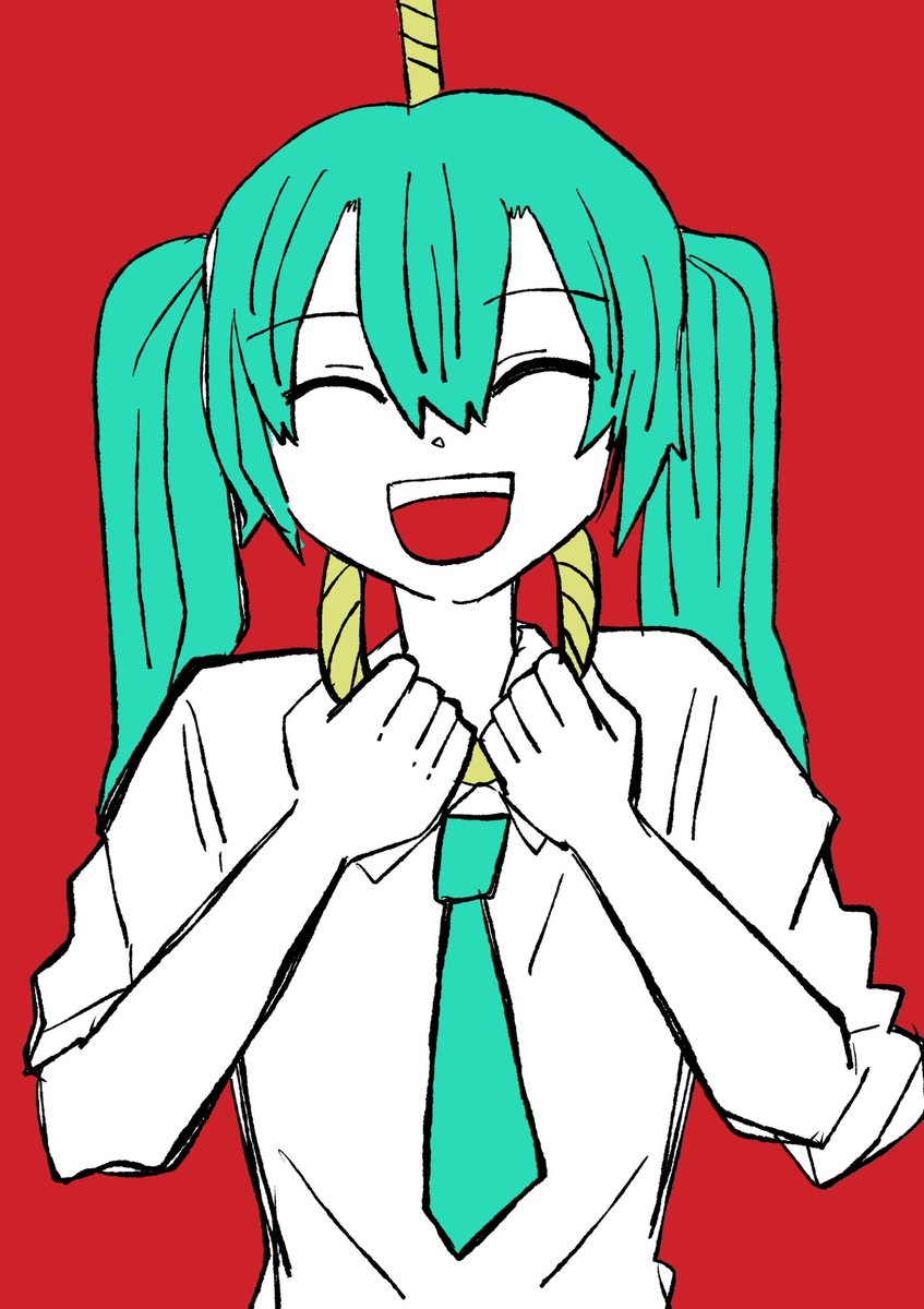 何となく初音ミク描き始めたらどんどん絵が病んでって自分で自分が心配になってきた