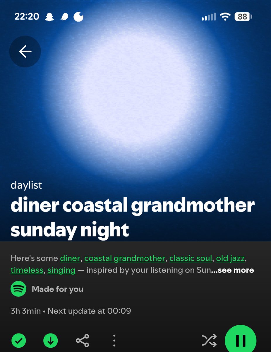 meredithmt's tweet image. A little on the nose from Spotify, but Happy New Year from my HAPPY self to all. As we go into this first full and busy week of 2026, I just know happiness awaits. 🥰💖✨💜