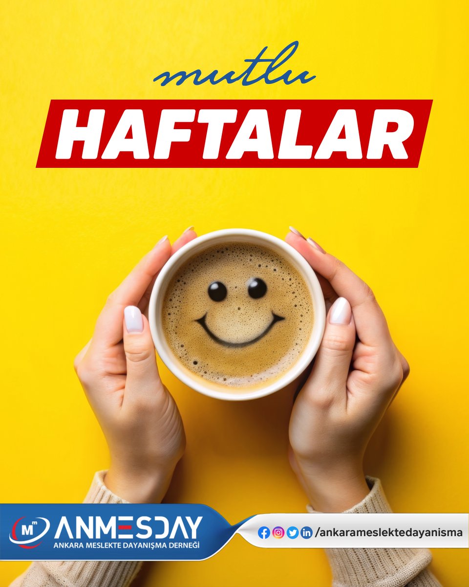 ✨ Mutlu Haftalar! ✨
🌿 Yeni bir haftaya umutla, enerjiyle ve güzel niyetlerle başlıyoruz.

💼 İşinize,
🤍 hayatınıza,
☀️ günlerinize
bereket, verim ve keyif getirmesini diliyoruz.

Her yeni hafta;
✨ yeni başlangıçlar,
✨ yeni fırsatlar,
✨ yeni başarı hikâyeleri demektir.