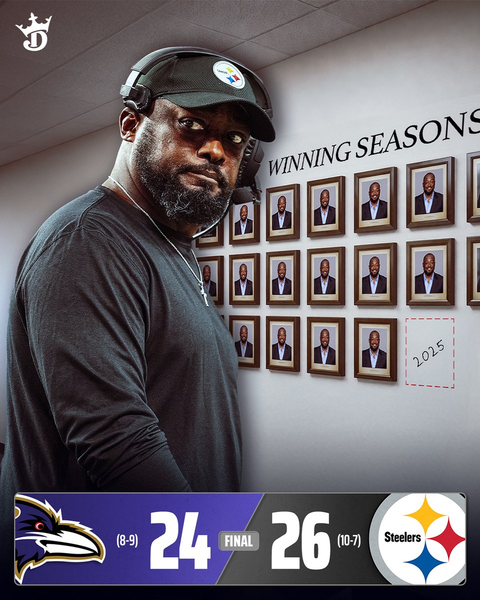 All Mike Tomlin does is win 😤

19 years straight without a losing season 🔥
