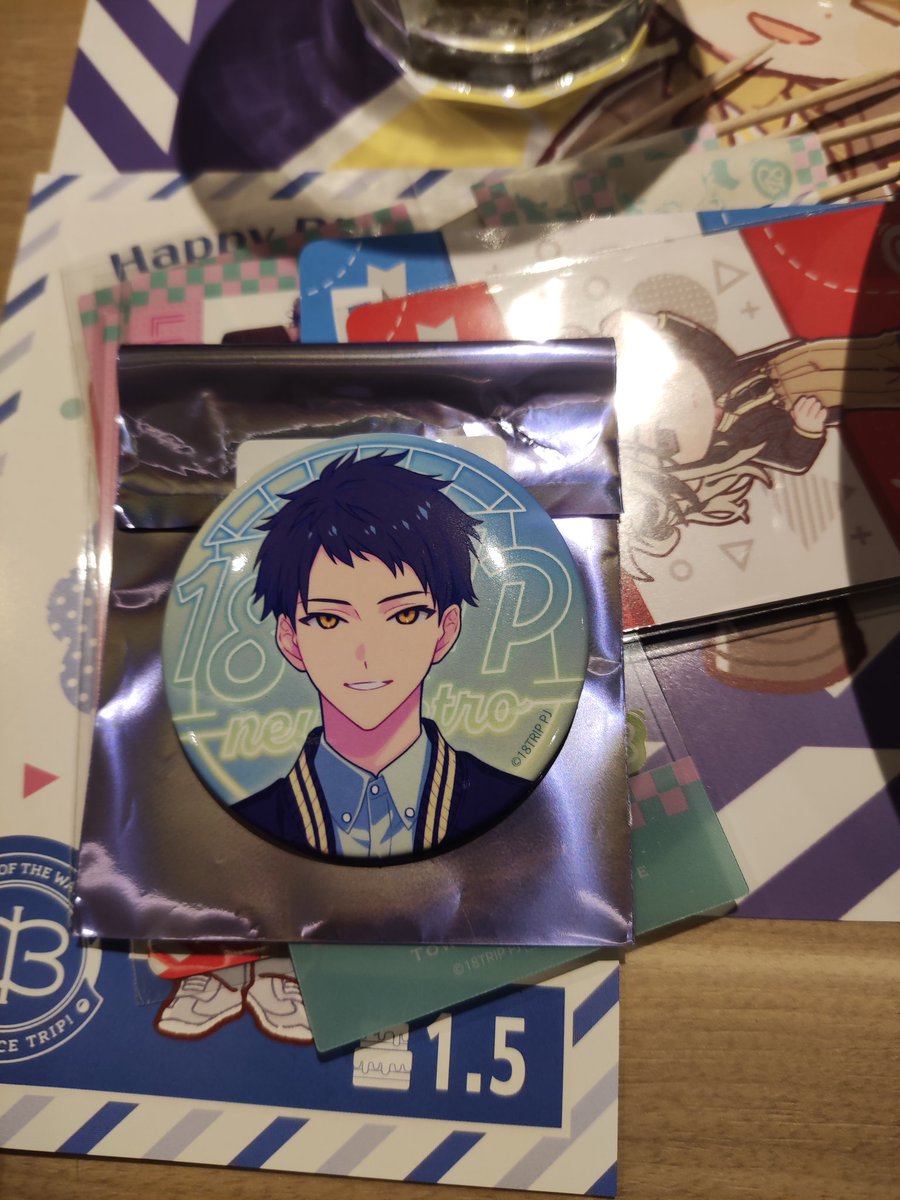 エイトリ 交換 タワレコカフェ 缶バッジ 譲：太緒 求：礼光 5日