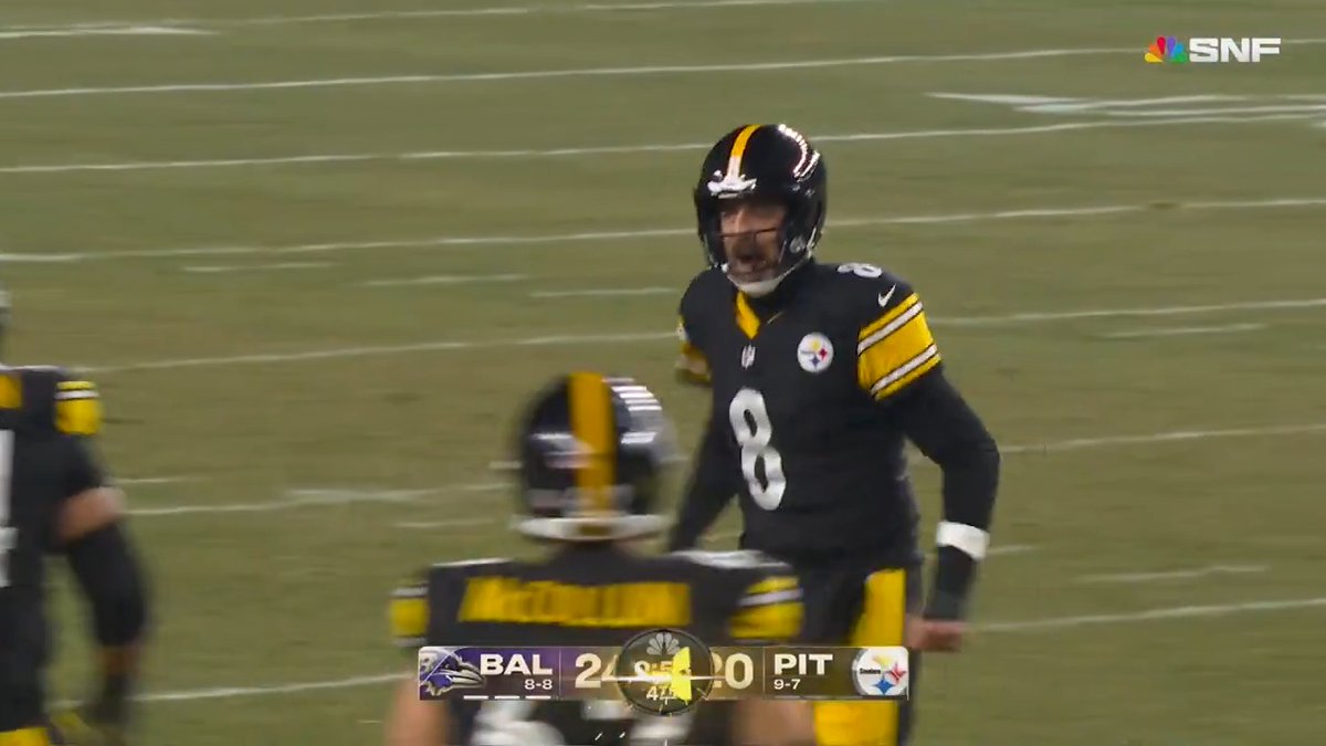 The fourth quarter of Ravens-Steelers was electric 🔥 @SNFonNBC https://t.co/HBSmyvlMSj