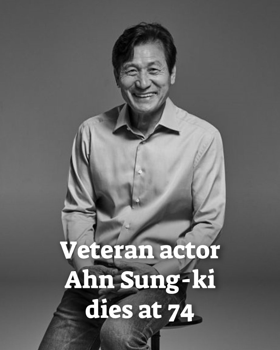 Veteran Korean actor Ahn Sung-ki, one of South Korea’s most beloved and respected actors, died Monday at a Seoul hospital. He was 74.

Ahn had been receiving treatment in an intensive care unit, with his family at his side, according to officials. He had been hospitalized in an