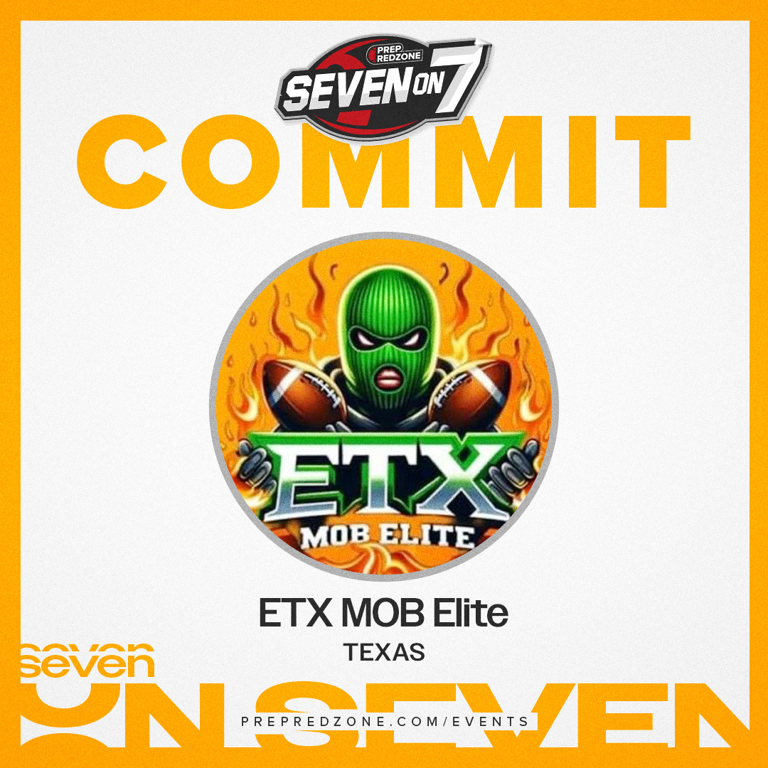 PrepRedzone's tweet image. 📣 Big welcome to ETX Mob Elite joining the 2026 Prep Redzone 7v7!

The field keeps getting stronger, and we’re just getting started.

Let's Work! @PrepRedzoneTX