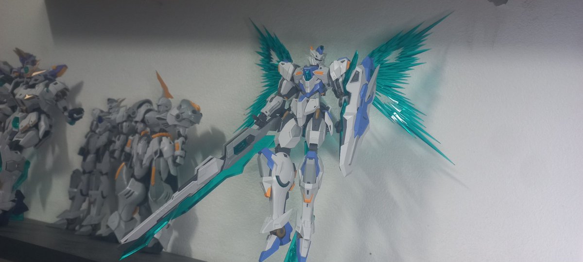 TrungDeConfused's tweet photo. #jobbyfailbox another SNAA Knights of the Round Table gundam , this is Gawain Blue Color . https://t.co/EXQwJiZ7L6