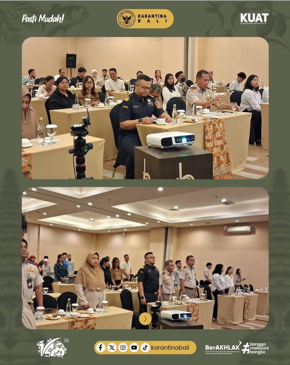 Akselerasi Pelayanan, Karantina Bali Sosialisasikan Penerapan SSM QC Layanan Terintegrasi Karantina-Pabean

#badankarantinaindonesia 
#karantinabali