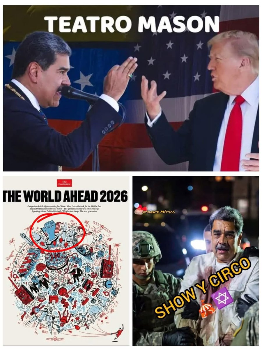 El Jesuita Trump con el Jesuita Maduro. Salgan de The Truman Show. Todo un teatro con gente que sufrirá mucho de ahora en adelante.