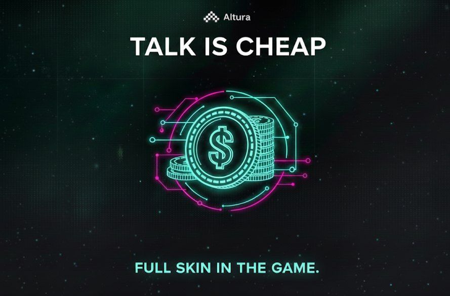 That <a href="/alturax/">Altura</a> teaser video is low-key savage! “talk is cheap” while quietly flexing full skin in the game. 😏

No screaming, no lambos, just verifiable yields, principal always safe, and everything transparent on HyperEVM. It’s like the team looked at the rest of DeFi’s marketing