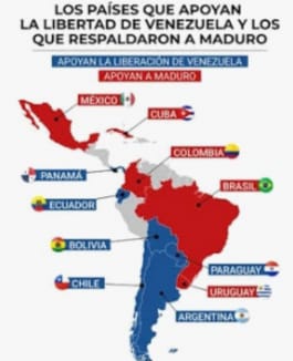 Las posiciones políticas en Latinoamérica están divididas, unos a favor y otros en contra de la invasión de EEUU a Venezuela.
Solo falta un pequeño gran detalle, preguntarle a los hermanos venezolanos cuál es su sentir y su querer.
Esperamos una pronta solución al conflicto y que