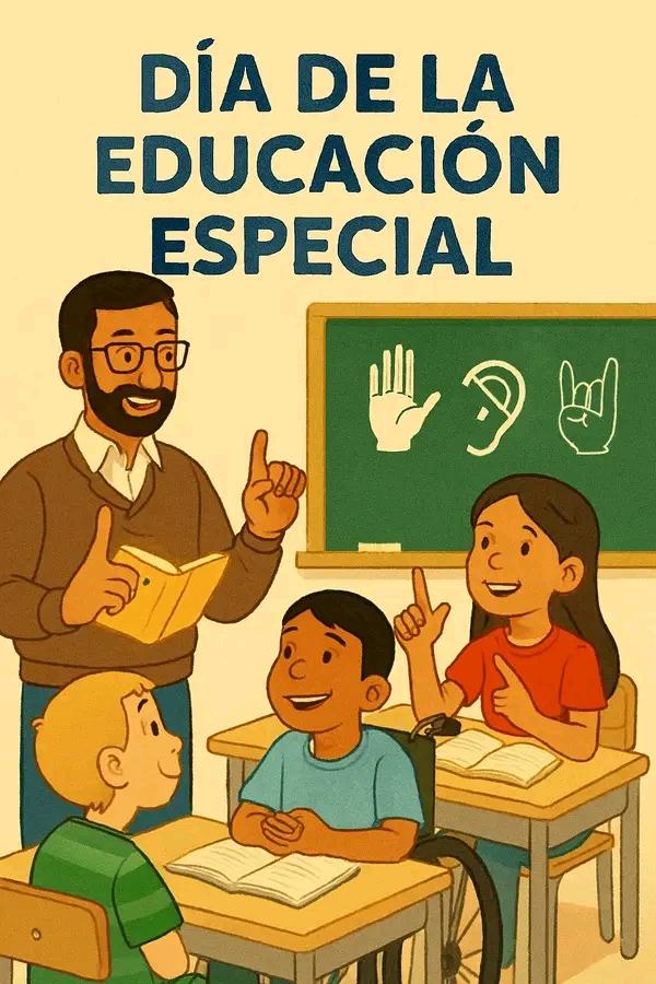 ACPDI_Cuba's tweet image. ✨La #ACPDI 🇨🇺 felicita a los trabajadores de la Educación Especial ✍️, su obra es testimonio de infinito amor, entrega y compromiso hacia los niños y adolescentes  con discapacidad, quienes encuentran en ustedes no solo maestros, sino también guías y sembradores de esperanza✨