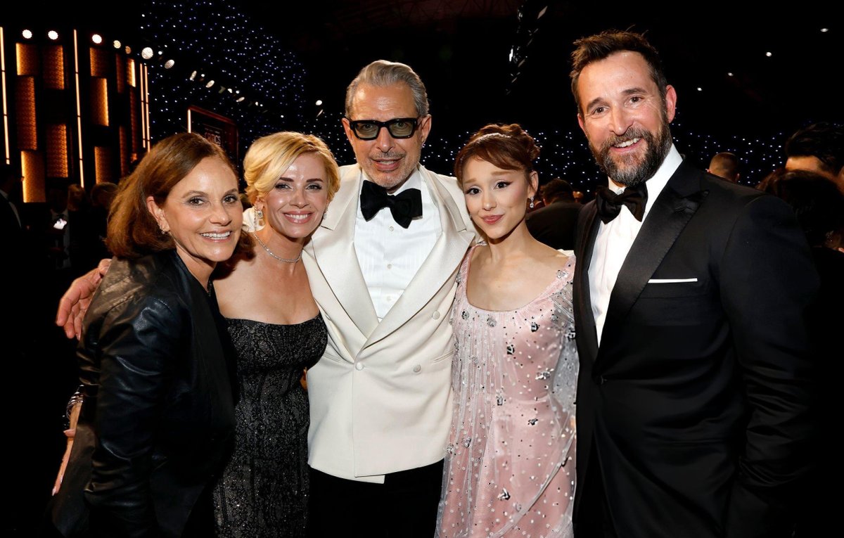 Sara Wells, Jeff Goldblum, Ariana Grande and Noah Wyle attend the 31st Annual Critics Choice Awards