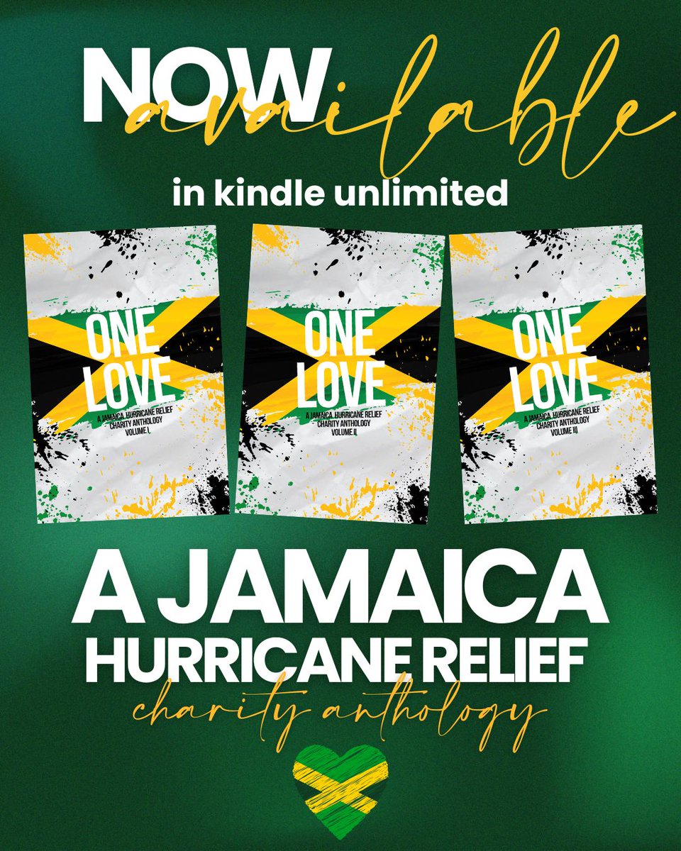 The One Love Anthology is now in Kindle Unlimited!!

🇯🇲 60+ Romance Authors have come together to share ONE LOVE—a charity anthology available in three volumes
!
books2read.com/OneLoveVol1

books2read.com/OneLoveVol2

books2read.com/OneLoveVol3

#oneloveanthology