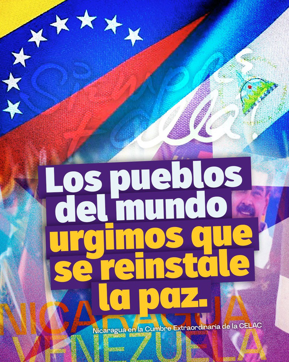 Nos unimos al llamado de la vicepresidenta de #Venezuela,Cra.Delcy Rodríguez, a defender la verdad, la justicia y la vida,y exigir la liberación inmediata del presidente de la República Bolivariana de Venezuela,compañero Nicolás Maduro Moros y su esposa,la compañera Cilia Flores.