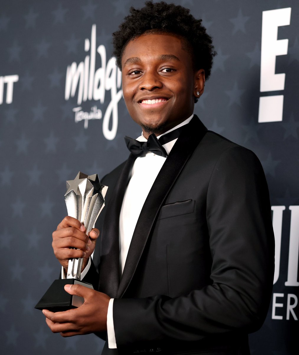 shadowandact's tweet image. Miles Caton has won Best Young Actor at the #CriticsChoiceAwards