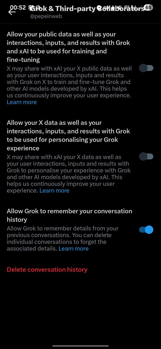0xflanker's tweet image. turn these off in your privacy setting