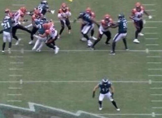 PhilaFanCentral's tweet image. Kelee Ringo is so bad he managed to recreate Nathan Gerry.

Unreal