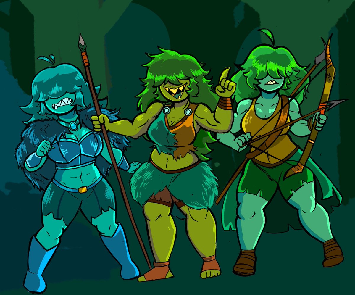 The Swamp Sisters

#illustration #drawing #oc