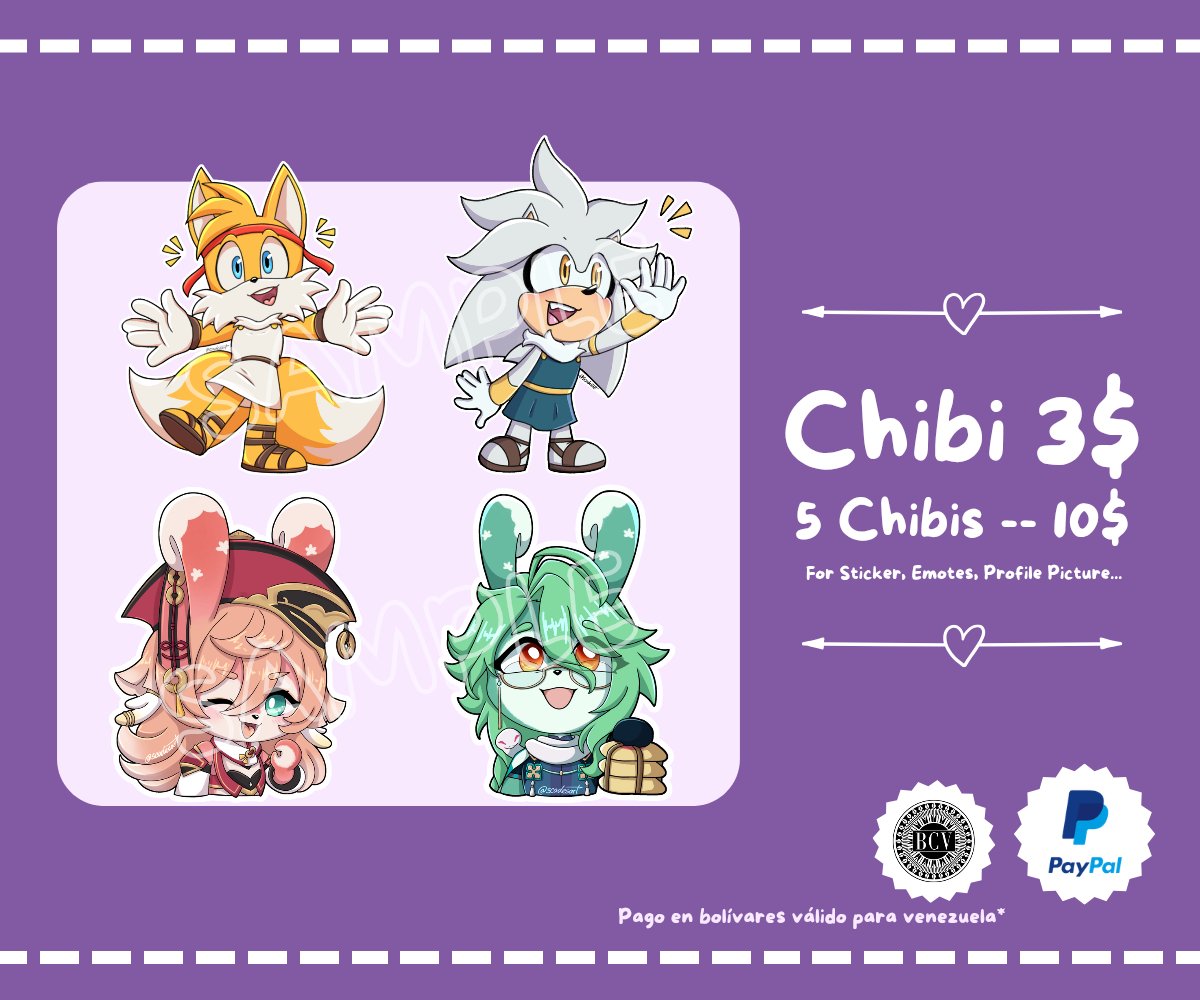 Scadesartist's tweet image. COMMISSIONS OPENED ‼️

I wasn't sure to come back to Twitter after everything that's happening, but I'm from Venezuela 🇻🇪 and now with the situation here I have to open commissions again. All help would be appreciated! Remember to support Venezuelan artists ❤️‍🩹