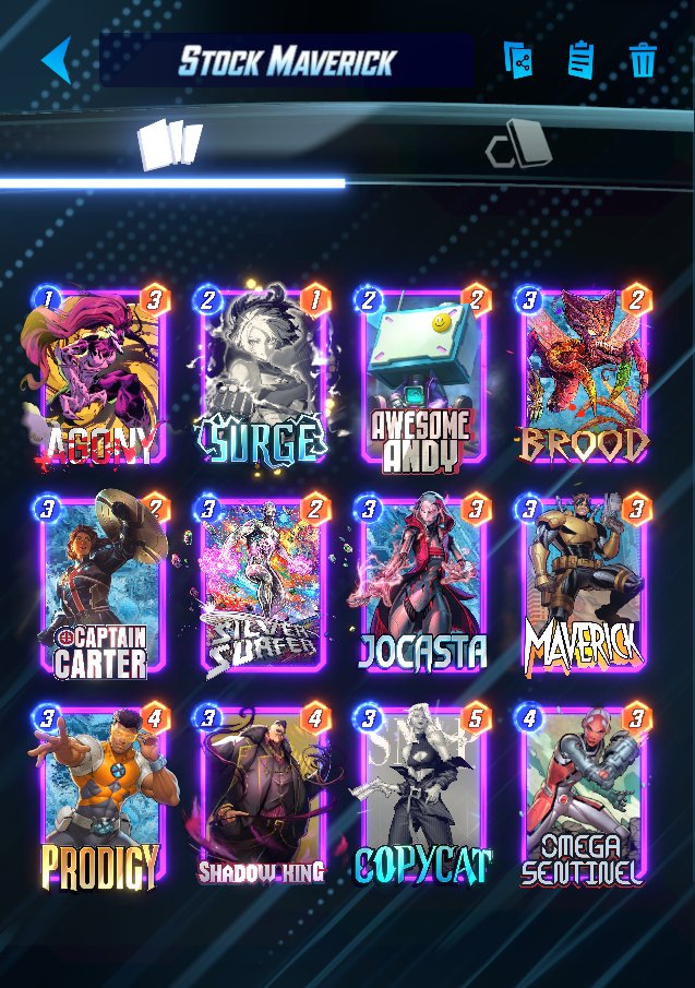 KMBestMS's tweet image. It's Sunday, you know what that means! KMBest @MARVELSNAP Top Decks Day!

Midrange is mostly figured out - it's small move decks and Wolf Pile decks. 

Ramp remains elite, while the combo archetype is either Nimrod or Maverick depending on how you define combo!