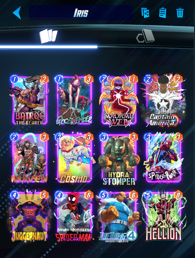 KMBestMS's tweet image. It's Sunday, you know what that means! KMBest @MARVELSNAP Top Decks Day!

Midrange is mostly figured out - it's small move decks and Wolf Pile decks. 

Ramp remains elite, while the combo archetype is either Nimrod or Maverick depending on how you define combo!