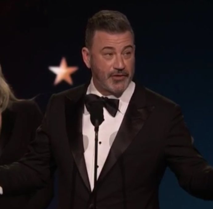 “A FIFA peace prize would’ve been better, but this is nice too.”

— Jimmy Kimmel accepting his #CriticsChoice Award for Best Talk Show.