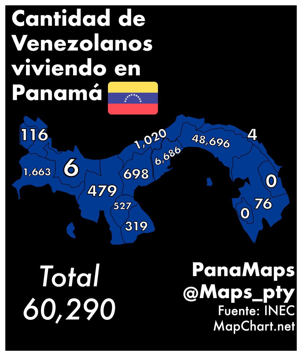 Cantidad de Venezolanos viviendo en Panamá 🇻🇪🇵🇦