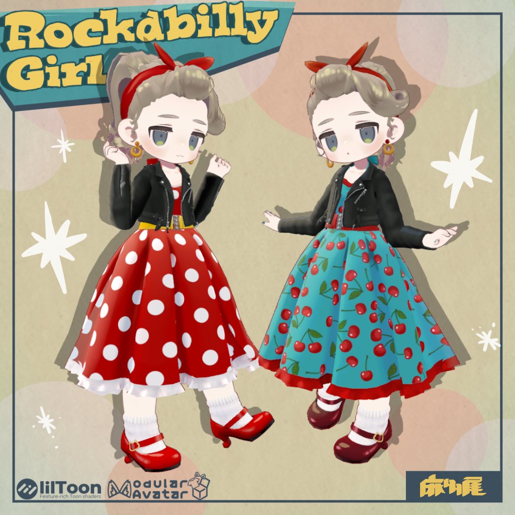 2t_niton's tweet photo. キプフェル用の50'sロカビリーガールなお洋服セットを公開しました🫡後日、カラーバリエーション追加予定です。よろしくお願いします🫡
https://t.co/RQeJJ2KyZ4 https://t.co/zCBOy2HK63