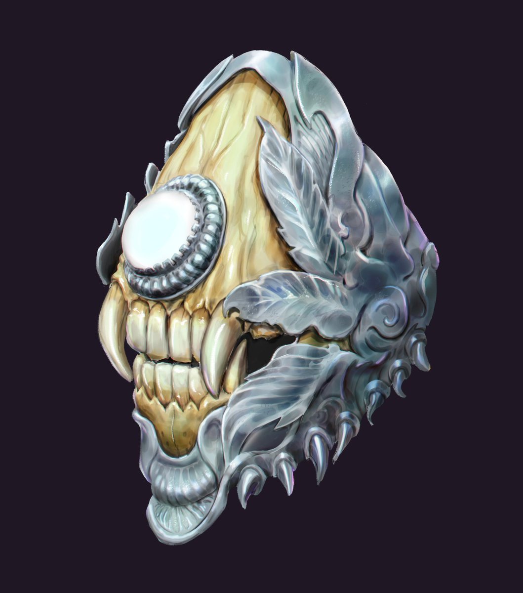 i did a painting study of a dope broch that i found on etsi. #art #prop #jewelry