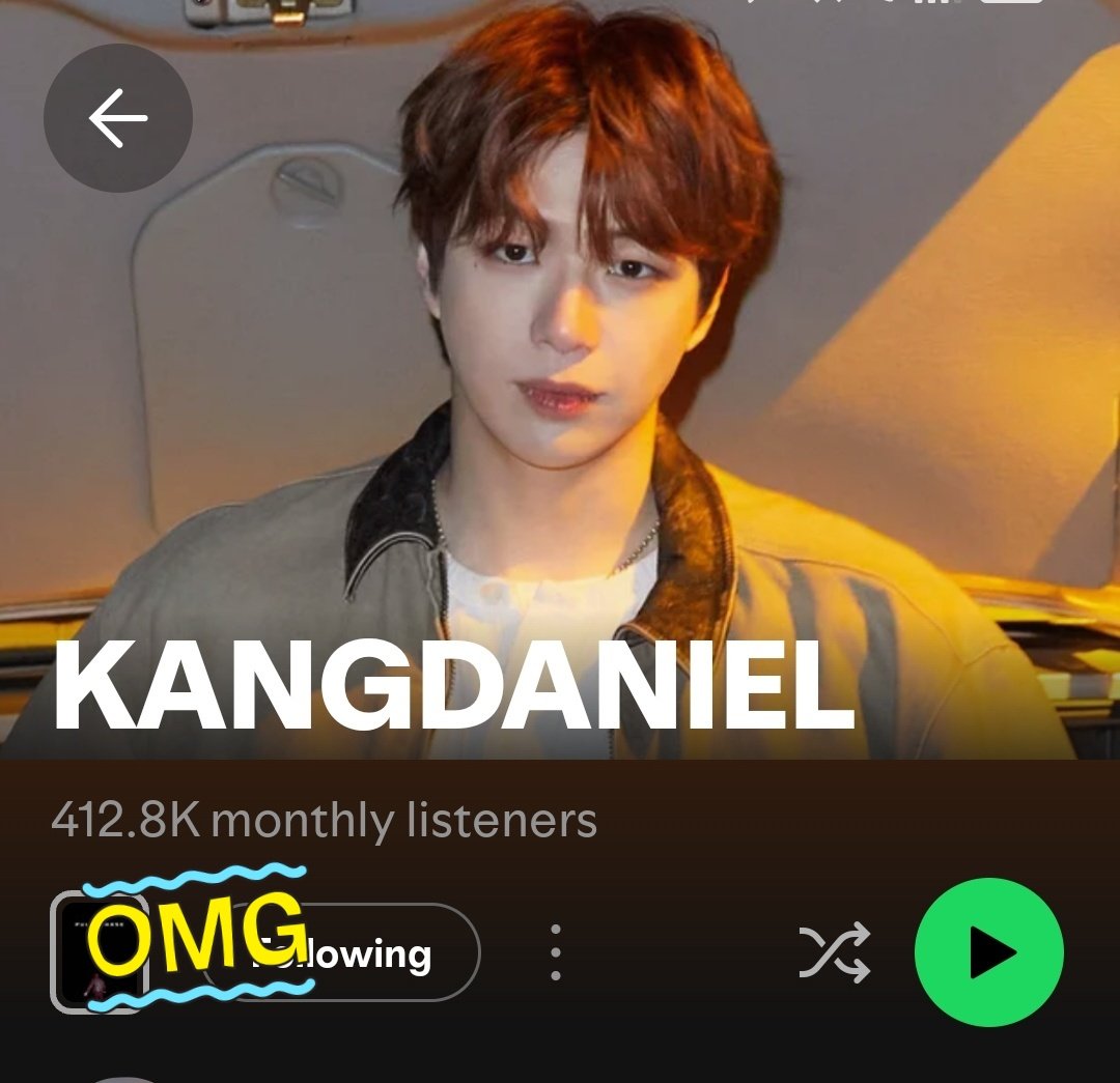 Maebelline1210's tweet image. 5K jump in monthly listeners in one day ! DANIEL KANG ARE YOU SEEING THIS 🔥🫠