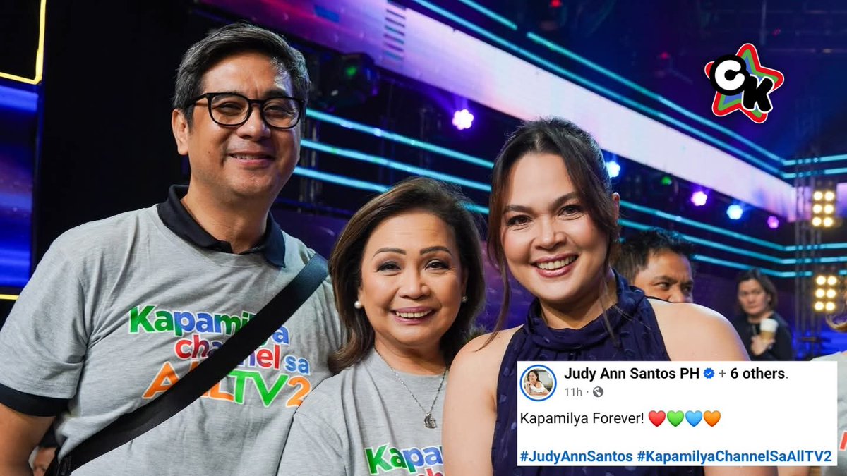 CertKap's tweet photo. Her loyalty is one of the reasons why stan this queen.
Walang show (for now) sa ABS-CBN pero sa mga panahong kelangan siya ng Kapamilya Network, she always pulls through. Iba talagang magmahal si #QueenJuday

Mahal na mahal ka namin Reyna ng Soap Opera, Ms. Judy Ann Santos. 

-Admin Two
#KapamilyaChannelSaALLTV2
#ASAPonA2Z