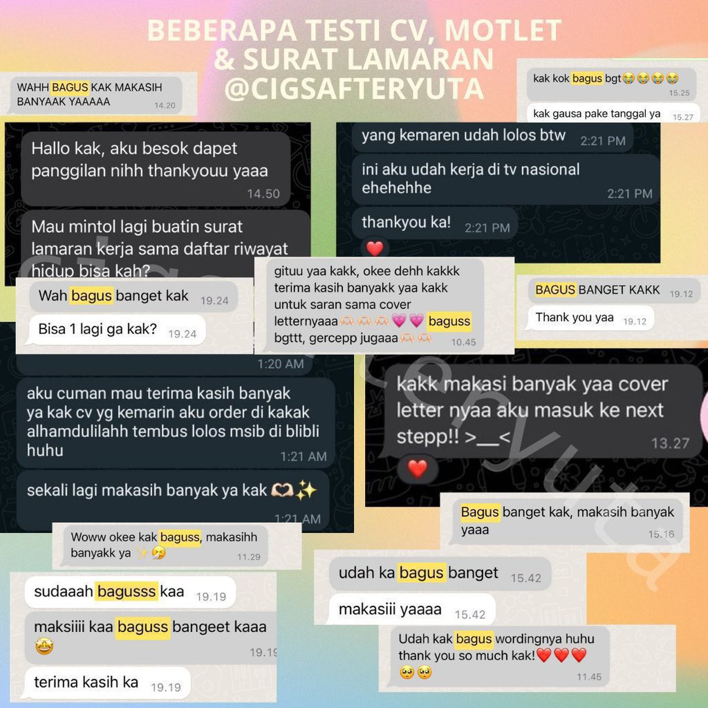 Na | Joki CV, Surat Lamaran Kerja, Translate tweet media