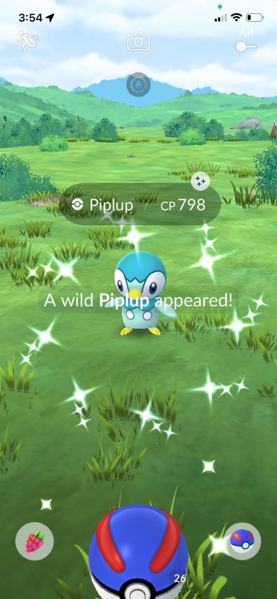 NotAdamDavis's tweet image. Obligatory shiny Piplup Comm Day pics! #ShinyPokemon #PokemonGO #PokemonGOCommunityDay