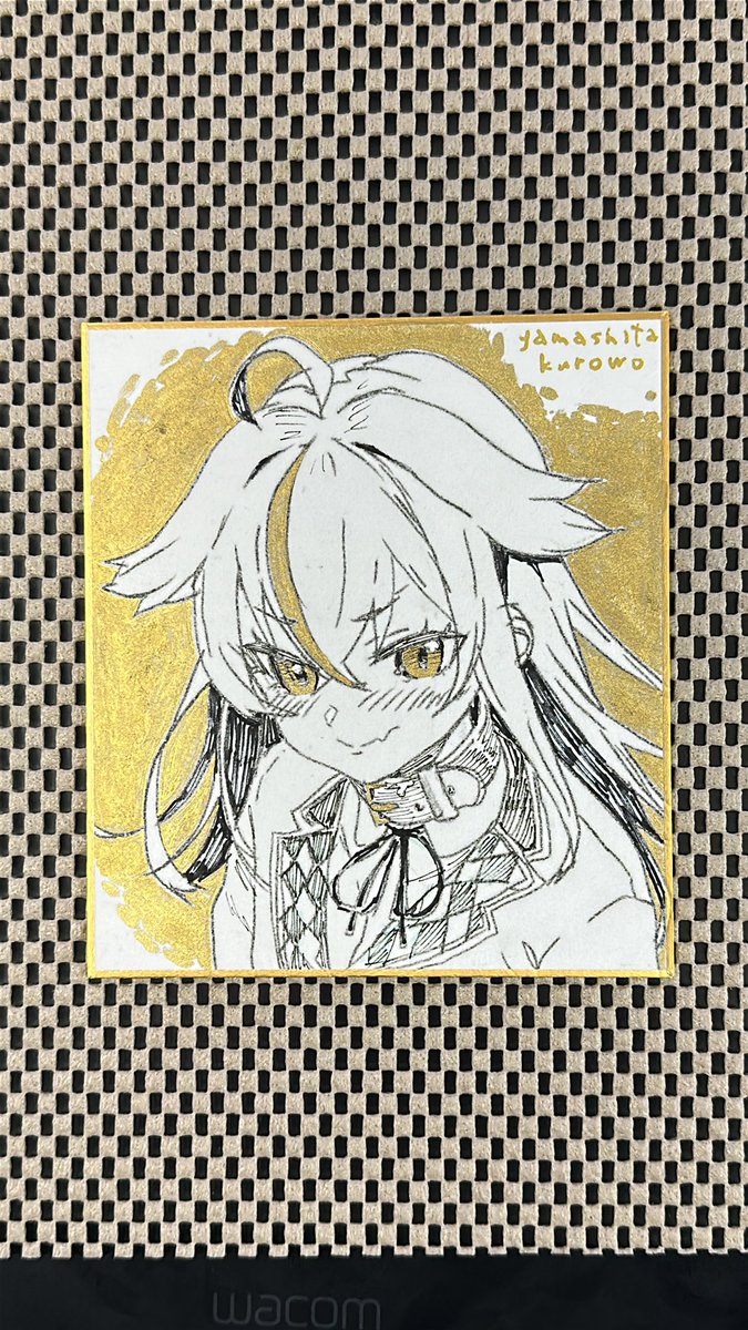 アスティとノラくんの色紙出来ました
コミケで準備だけしてたので 