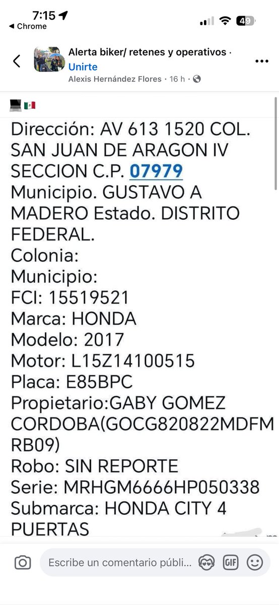gustavohot110's tweet photo. @HalconOnce https://t.co/bQxlGcVYW6
